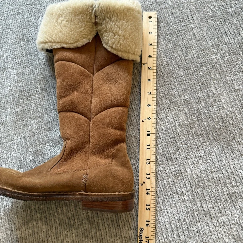 UGG Shearling-Lined Tall Suede Boots‎ – Women’s 6.5